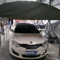 Mobile garage tent customized